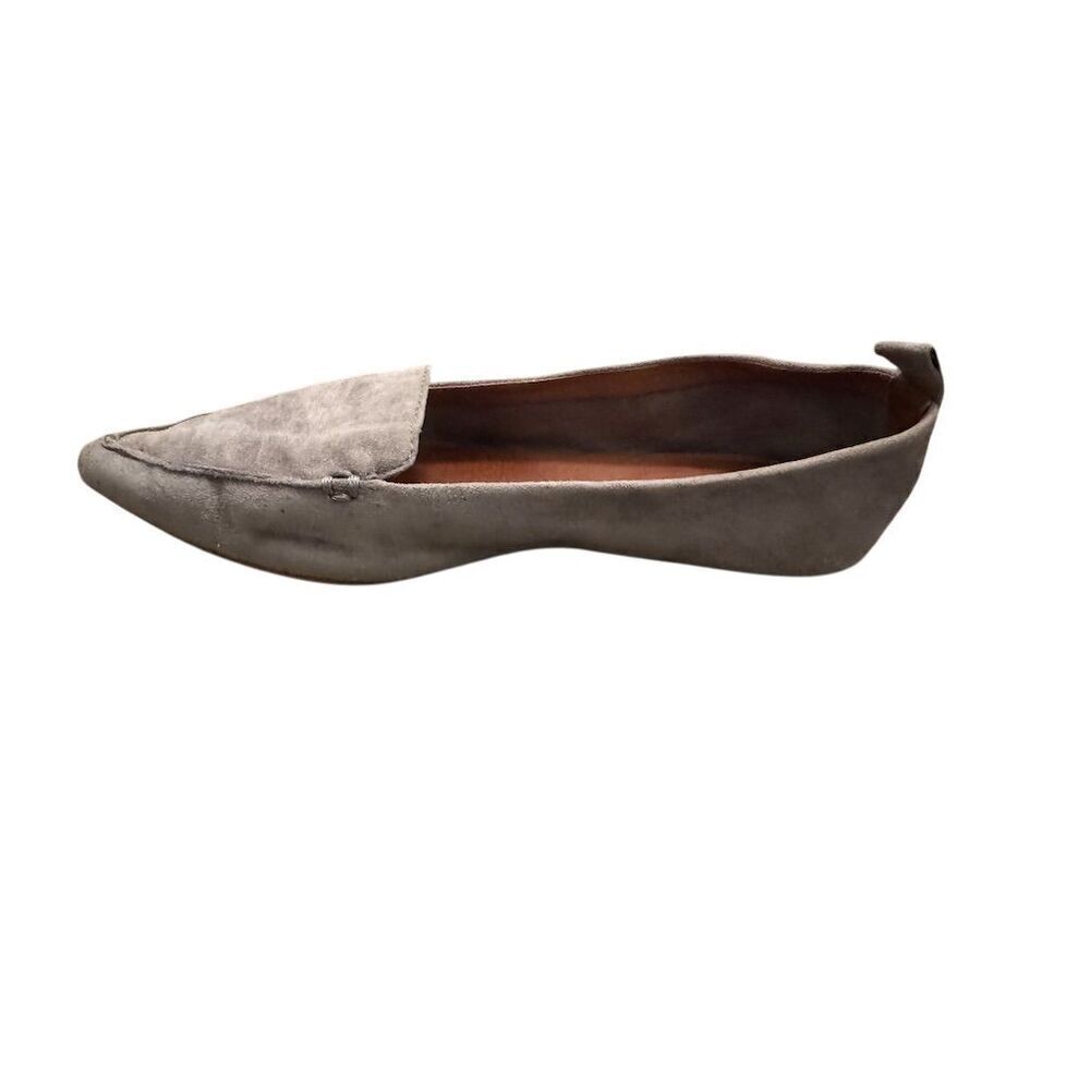 Jeffrey Campbell Women's Gray Suede Pointed Toe Flats Size 6